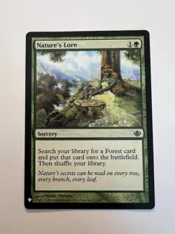Nature's Lore - MTG The List: Duel Decks Anthology Garruk vs Liliana - NM - Image 1
