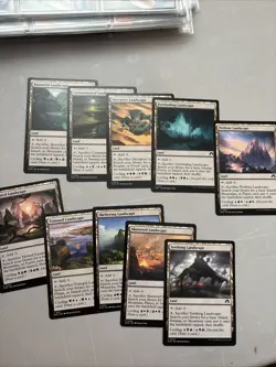 FULL SET Landscape Tri Lands 10x Nonfoil MTG Magic the Gathering Commander Nm - Image 1