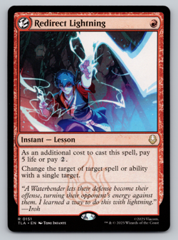 Redirect Lightning - MTG Avatar: The Last Airbender TLA - Image 1