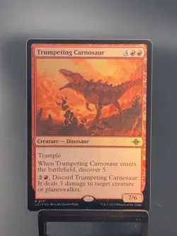 MTG - The Lost Caverns of Ixalan - Trumpeting Carnosaur - FOIL - Image 1