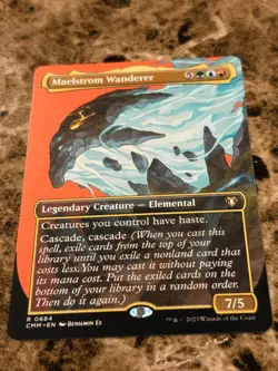 MAELSTROM WANDERER Magic the Gathering MTG Commander Masters Borderless - Image 1
