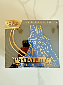 Pokemon TCG Mega Evolution Elite Trainer Box Lucario ETB Factory Sealed - Image 1
