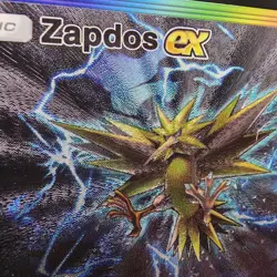 Pokemon Zapdos Ex Pocket TCG Custom Made Fan Art Holo With Texture - Image 2