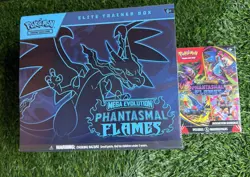 Pokemon Mega Evolution Phantasmal Flames ETB and Booster Bundle - Image 1