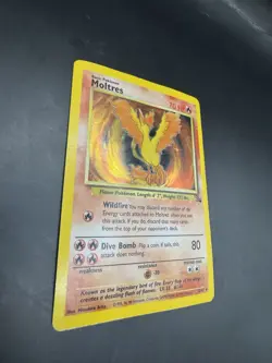 Pokemon TCG Moltres 12/62 Fossil Holo Unlimited (1999) - Image 4