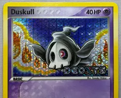 Pokemon Duskull #58/107 Reverse Holo Common - 2005 EX Deoxys - NM to MT Cond. - Image 3