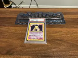 2000 POKEMON BASE SET 2 #1 ALAKAZAM-HOLO PSA 8 - Image 1