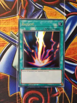 Raigeki LCKC EN088 Ultra Rare 1st Edition Yugioh - Image 1