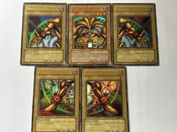 YuGiOh 2002 Exodia Complete Full Set LOB 120-124 ULTRA RARE - Image 1