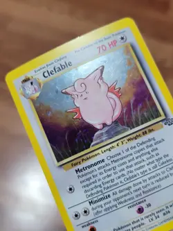 Clefable 1/64 Jungle Set 1999 Holofoil Rare Holo Pokemon Card LP! - Image 2