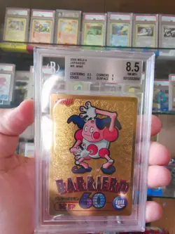 Pokemon Card 2000 BGS 8.5 MR. MIME Rare Holo Foil Japanese GOLD Meiji 4 Promo - Image 1