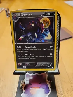 Pokemon TCG Zoroark Cracked Ice Holo Dark Explorers Card 71/108 LP- Condition - Image 1