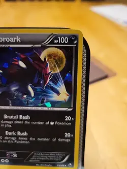 Pokemon TCG Zoroark Cracked Ice Holo Dark Explorers Card 71/108 LP- Condition - Image 4