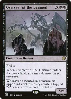 NM Overseer of the Damned, MTG, Starter Commander Deck, Magic the Gathering, 98 - Image 1