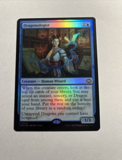 Dragonologist - Tarkir: Dragonstorm Foil MTG Plus Bonus Card!!! - Image 1
