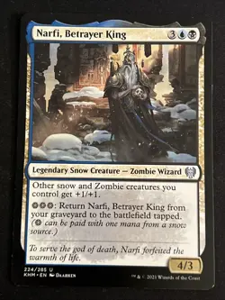1x Narfi, Betrayer King (224) Kaldheim LP MTG Magic the Gathering x1 MKE - Image 1