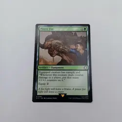 Power Fist MTG Rare Magic: The Gathering Fallout Commander Equipment Green - Image 1