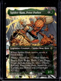 2025 Magic The Gathering MTG Marvel Spider-Man Spider-Ham Peter Porker #0201 - Image 1