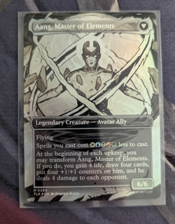 Avatar Aang (Borderless) (Foil) - MtG Avatar: The Last Airbender - Image 2