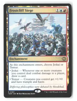 Tarkir: Dragonstorm #187 Frostcliff Siege - Image 1