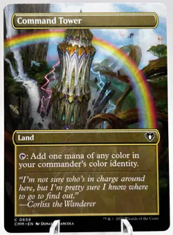 Command Tower 0659 Borderless Commander Masters CMM MTG NM - Image 1