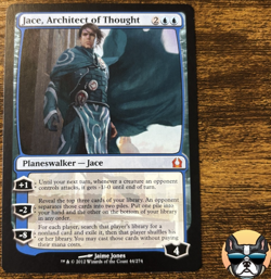 Magic the Gathering MTG- Jace, Architect of Thought- NM- 044/247- RtoR - Image 1
