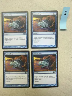 Magic The Gathering Turn to Frog M12 x4 Playset - Image 1
