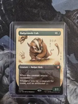 Badgermole Cub - Borderless - Avatar the Last Airbender - MTG - NM - Image 1