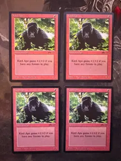 ** ARABIAN NIGHTS 4x Kird Ape ** NM-Mint! - DUTY PAID - Magic MtG - Image 1
