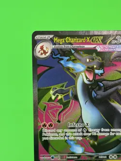 Pokemon Mega Charizard X ex Phantasmal Flames Ultra Rare Full Art 109/094 NM!!! - Image 4