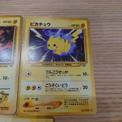 Vintage Pokemon Cards Pikachu Set 5 TCG Old Back Japanese Collection - Image 4