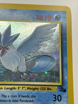 Pokemon TCG Articuno Fossil Holo Unlimited Rare Card 2/62 LP Condition - Image 4