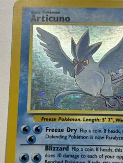 Pokemon TCG Articuno Fossil Holo Unlimited Rare Card 2/62 LP Condition - Image 5