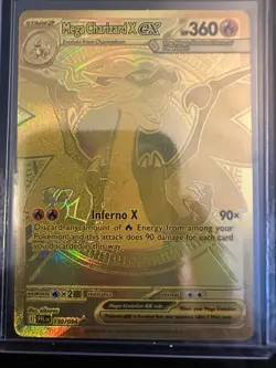 Pokemon Mega Charizard EX 130/094 Phantasmal Flames ENGLISH IN HAND READY TOSHIP - Image 1
