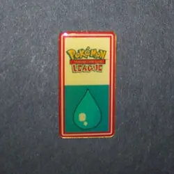 Pokemon League Pin / Badge Original Vintage 1999 "Cascade" - Image 1