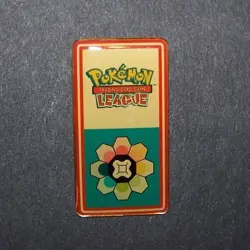 Pokemon League Pin / Badge Original Vintage 1999 "Rainbow" - Image 1