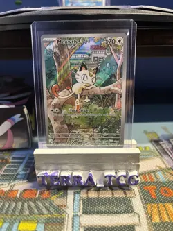 Meowth 106/094 Phantasmal Flames English Pokemon Card TCG Mint Condition 🔥💎 - Image 1