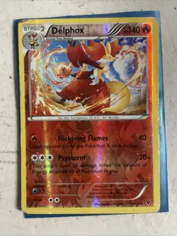 Delphox - 13/124 - Reverse Holo Rare - XY: Fates Collide - Pokemon - Image 1