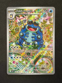Pokemon Seismitoad 105/086 Sv: Black Bolt Holo NM - Image 1