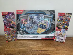 Pokemon Sealed Prismatic Evo, Destined, Mega Evo Bundles, Black Kyurem EX Box - Image 1