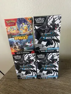 POKEMON BLACK BOLT AND SURGING SPARKS BOOSTER BUNDLE FACTORY SEALED - Image 1