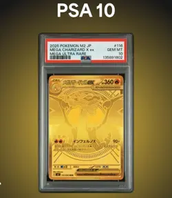 Mega Charizard X ex MUR 116/080 Inferno X M2 Pokemon Card Japanese 2025 Psa 10 - Image 1