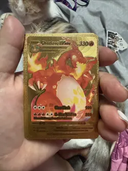 Pokemon TCG Charizard VMAX Gold Foil Pokemon Card 020/189 - NM - Image 1