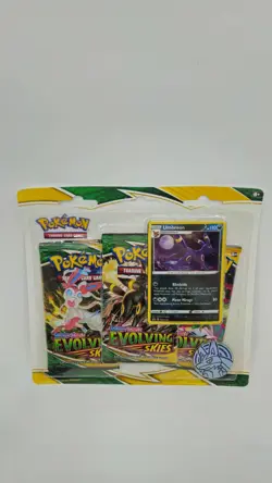 Pokemon Sword & Shield Evolving Skies 3 Pack Blister Factory Sealed Umbreon Holo - Image 1