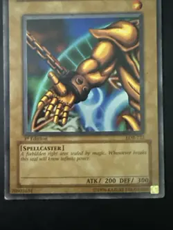 Yugioh! Right Arm of the Forbidden One LOB-122 1st Edition - MP - Ultra Rare - Image 3