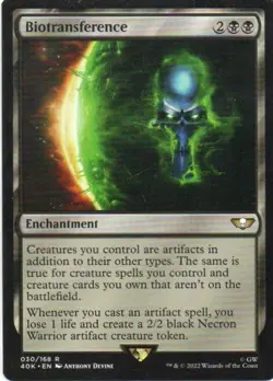 MTG: Warhammer 40,000: Biotransference: Lightly Played Condition - Image 1
