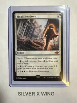 Final Showdown x1, MTG, Magic the Gathering, Outlaws of Thunder Junction, OTJ,NM - Image 1