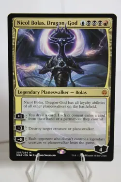 Nicol Bolas, Dragon-God 207 War of the Spark NM English 17 - Image 1