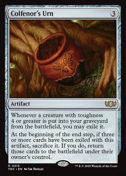 Colfenor's Urn Commander: Tarkir: Dragonstorm NM MTG Non-Foil - Image 1