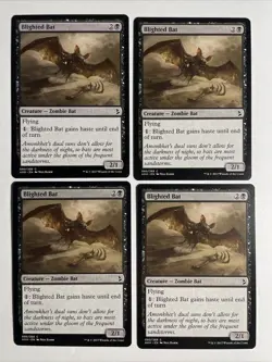 4x Mtg Amonkhet Blighted Bat NM Magic Karte Magic The Gathering - Image 1